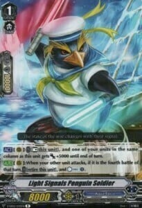 Light Signals Penguin Soldier [V Format] Card Front