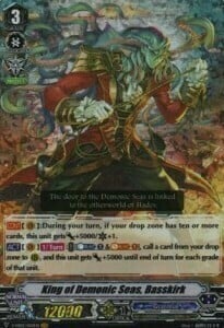 King of Demonic Seas, Basskirk [V Format] Card Front