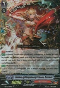 Summon Lightning Dancing Princess, Anastasia Card Front