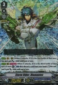 Storm Rider, Diamantes [V Format] Card Front