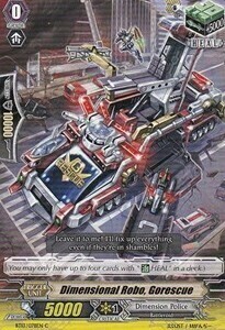 Dimensional Robo, Gorescue Card Front