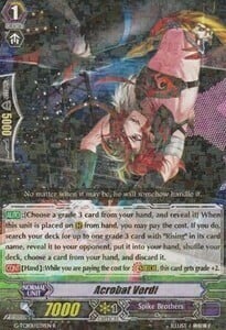 Acrobat Verdi Card Front