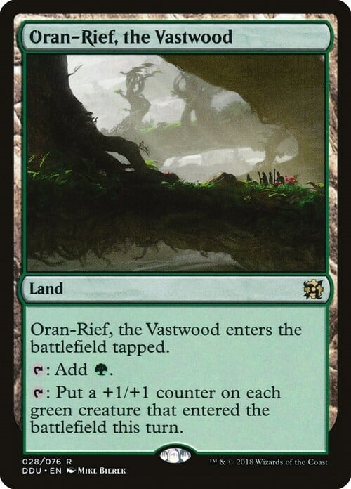 Oran-Rief, the Vastwood Card Front