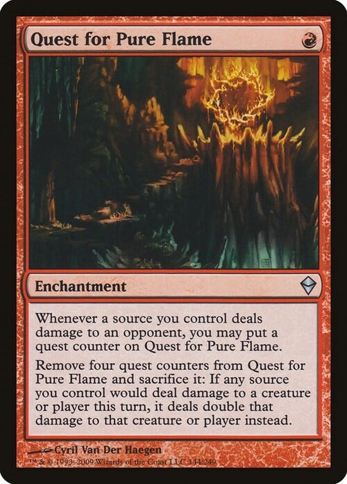 Quest for Pure Flame Card Front