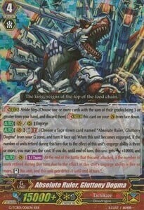 Absolute Ruler, Gluttony Dogma Card Front