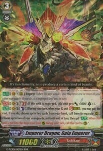 Emperor Dragon, Gaia Emperor Card Front
