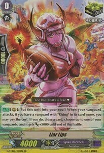 Liar Lips Card Front