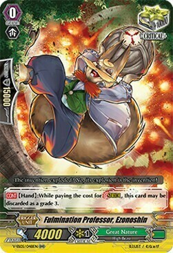 Fulmination Professor, Ezonoshin Card Front