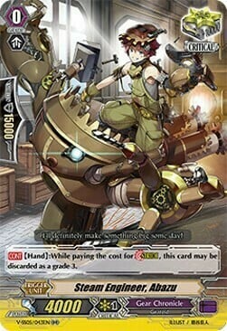 Steam Engineer, Abazu [V Format] Card Front