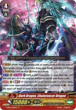 Dark Dragon, Chainrancor Dragon Card Front