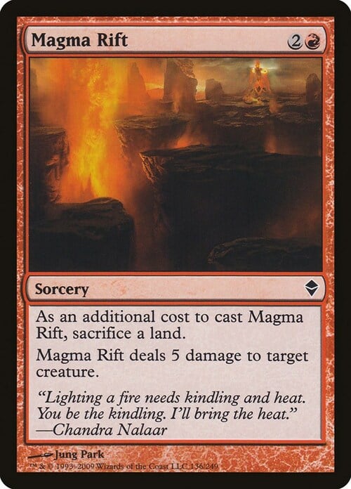 Magma Rift Card Front