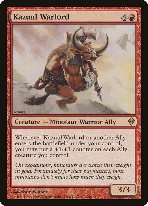 Kazuul Warlord Card Front