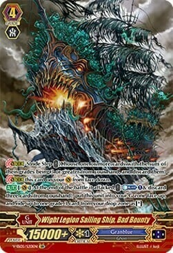 Wight Legion Sailing Ship, Bad Bounty [V Format] Card Front