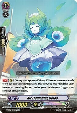 Air Elemental, Bufoo [V Format] Card Front