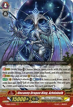 Uncanny Dragon King, Azhdabalk Card Front