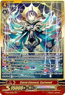 Storm Element, Cycloned [V Format] Card Front