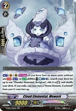 Cloud Elemental, Mowark [V Format] Card Front