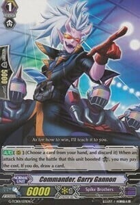 Commander, Garry Gannon Card Front