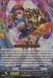 Steam Maiden, Arlim Card Front