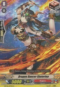 Ekaterina, Danzatrice Drago Card Front