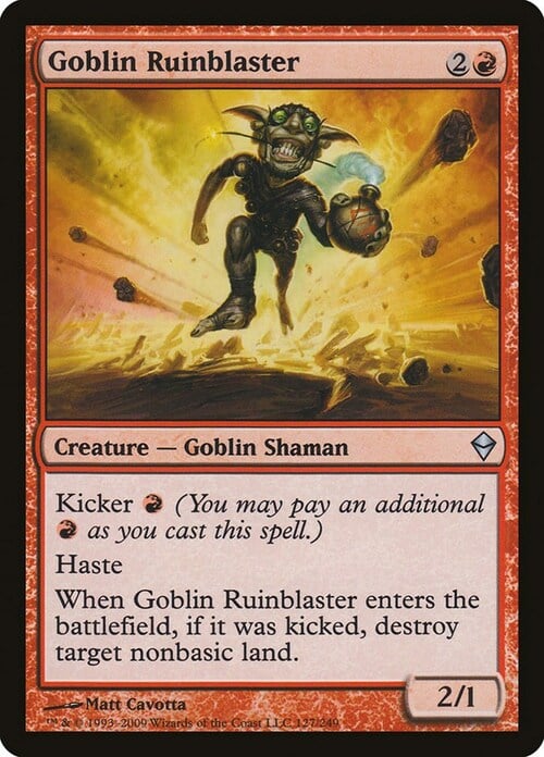 Goblin Scoppiarovine Card Front
