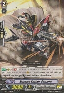 Gunzork, Combattente Extremo Card Front