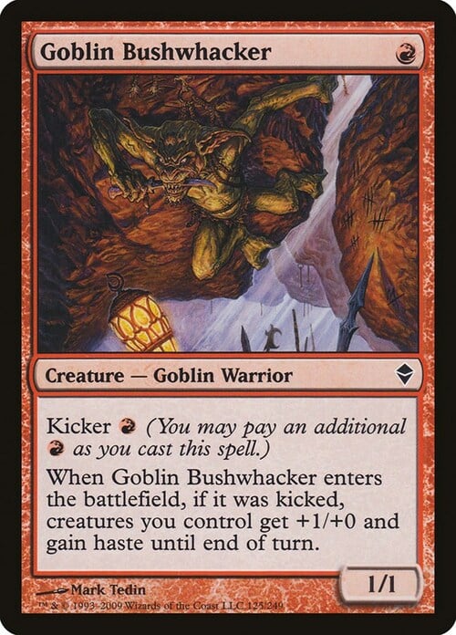 Goblin Bushwhacker Card Front