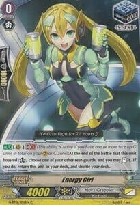 Energy Girl Card Front