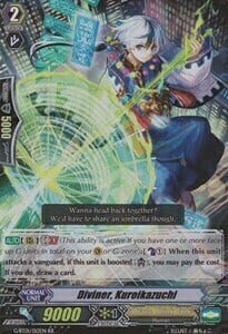 Kuroikazuchi, Divinatore Card Front