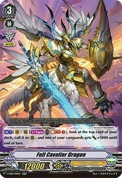 Full Cavalier Dragon [V Format] Card Front