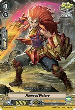 Flame of Victory Card Front