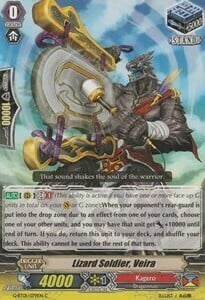 Veira, Soldato Lucertola Card Front