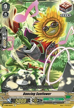 Dancing Sunflower Card Front