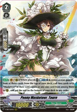 Peony Musketeer, Toure [V Format] Card Front