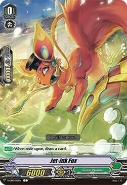 Jet-ink Fox Card Front