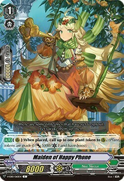 Maiden of Happy Phone [V Format] Card Front