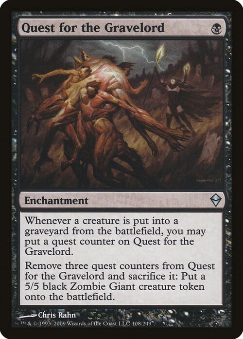 Quest for the Gravelord Card Front