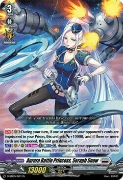 Aurora Battle Princess, Seraph Snow [D Format] Card Front