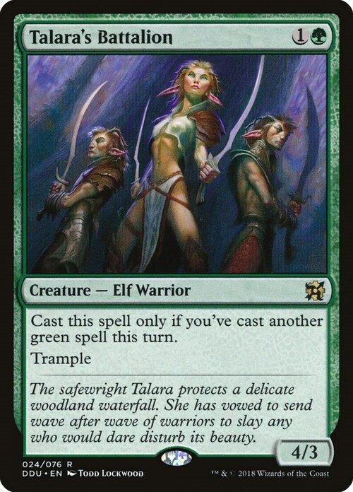 Talara's Battalion Card Front