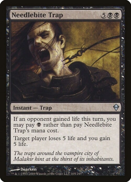 Needlebite Trap Card Front