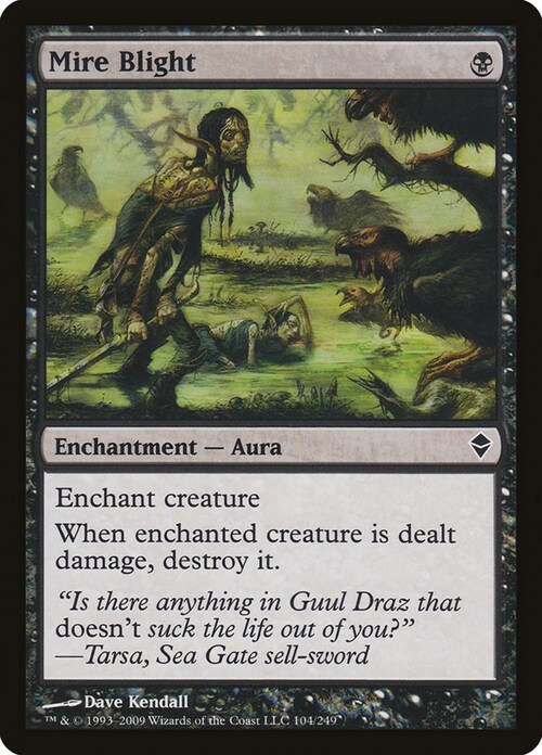 Mire Blight Card Front