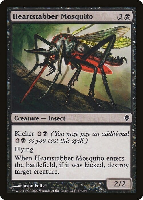 Heartstabber Mosquito Card Front