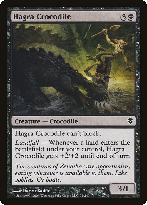 Hagra Crocodile Card Front