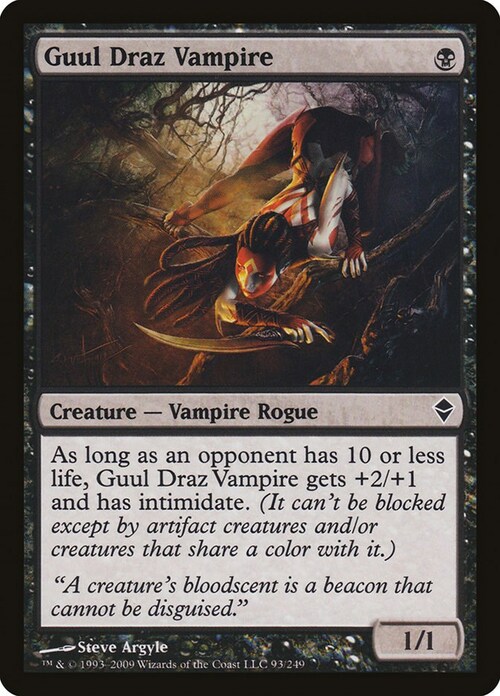 Vampira di Guul Draz Card Front