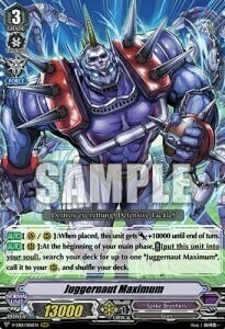 Juggernaut Maximum Card Front
