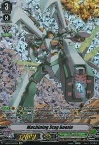 Machining Stag Beetle Card Front