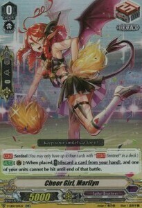 Cheer Girl, Marilyn Card Front