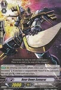 Bear Down Samurai [G Format] Card Front