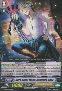 Dark Great Mage, Badhadh Caar Card Front