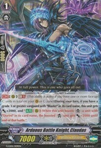 Arduous Battle Knight, Claudas [G Format] Frente